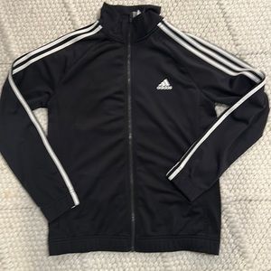 Black Adidas Track Jacket size lage
